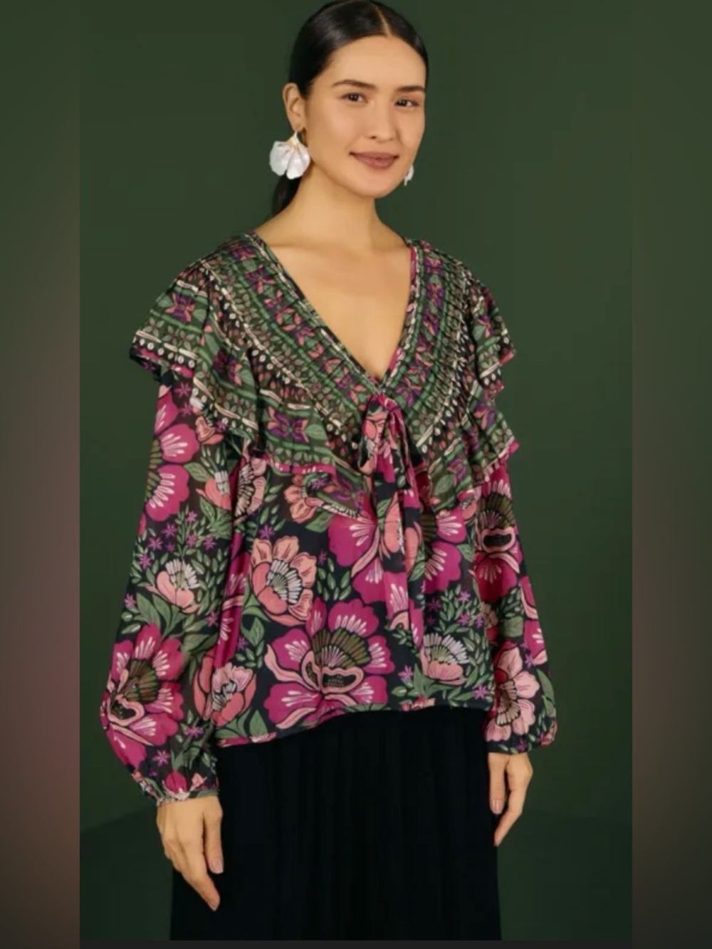 FARM Rio Multicolor Floral Blouse